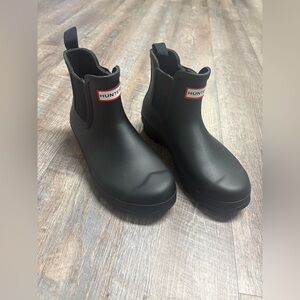 Hunter Original Chelsea Black Rain Boots